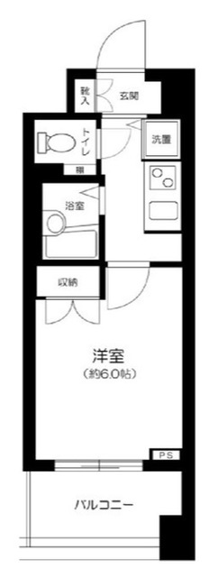 メインステージ麻布十番2の間取り