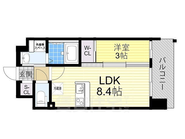 Luxe布施北3の間取り