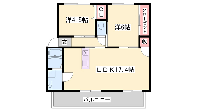 サンエステートの間取り