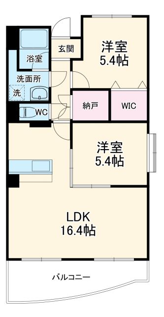 ヒラソールの間取り