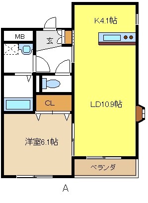 【豊明市栄町のマンションの間取り】