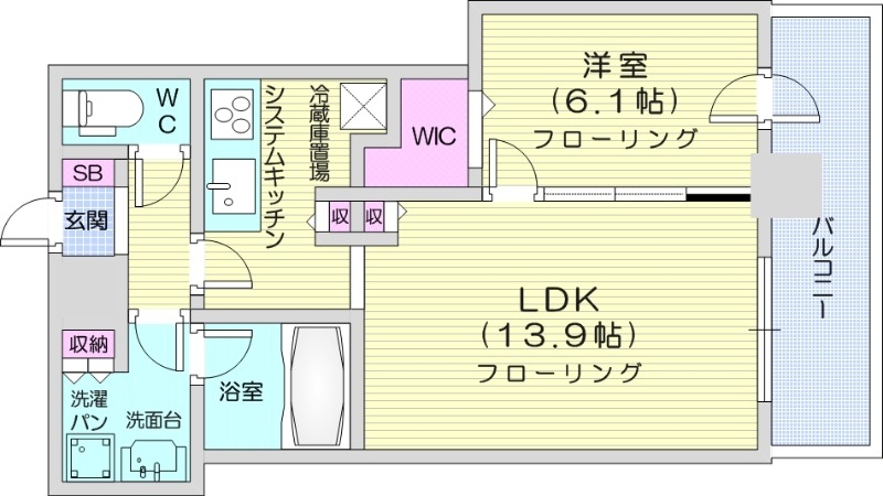 ONE札幌ステーションタワーの間取り