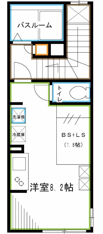 杉並区成田東のアパートの間取り