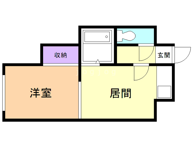 【ユキハイムの間取り】