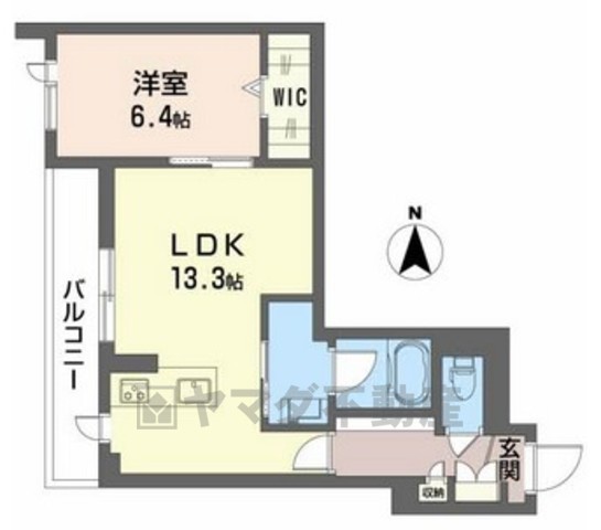 豊中市曽根西町のマンションの間取り