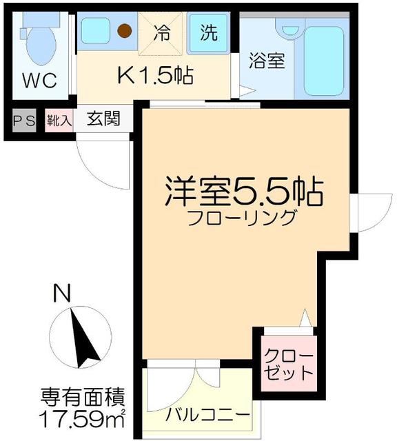 ＬＹＮＸ北千住Ｆ棟の間取り