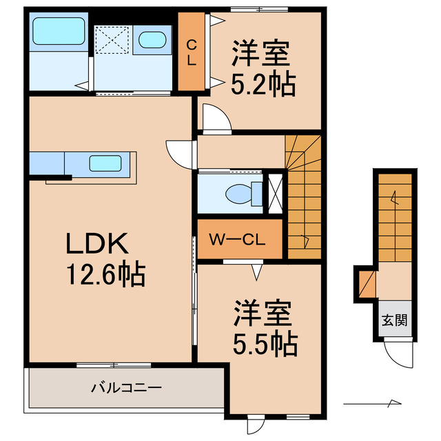 ピア・シティー東家の間取り