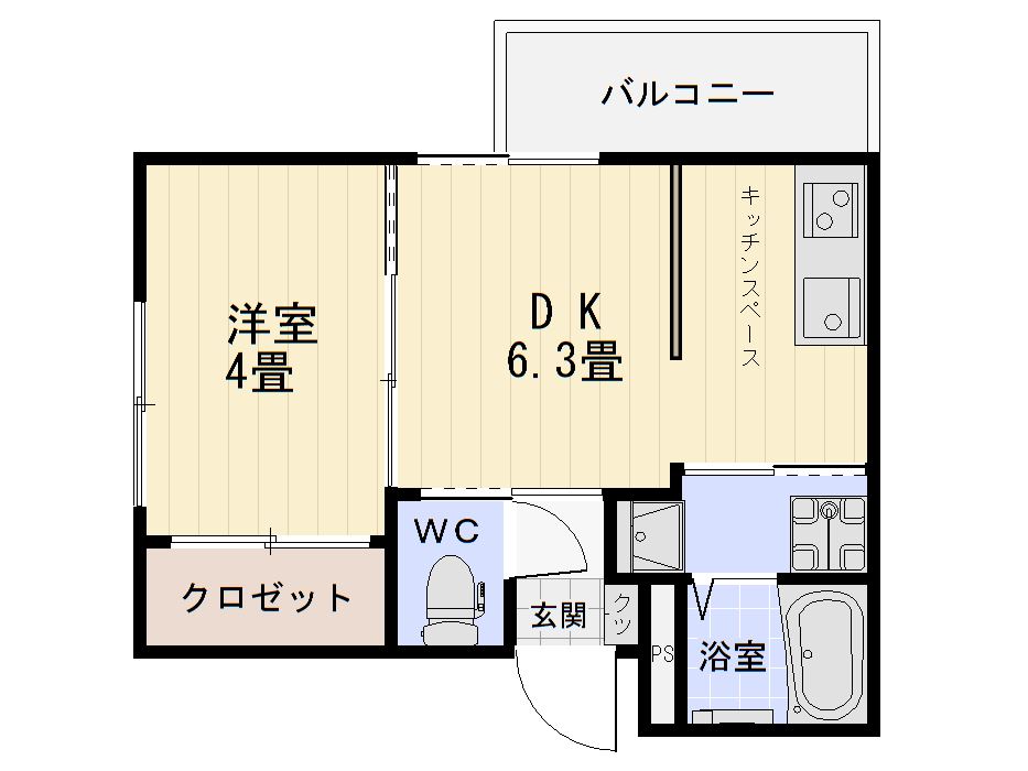 ロゼリアーノの間取り