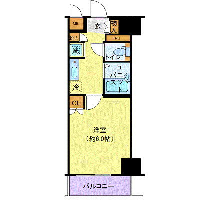 板橋区大和町のマンションの間取り