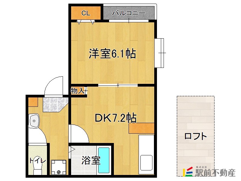 ポラリス博多駅南の間取り