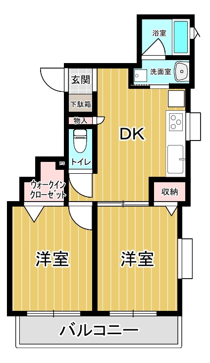 ラ・メルシー北千束エストの間取り