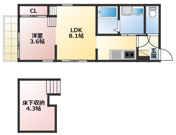 Comfortia華の間取り