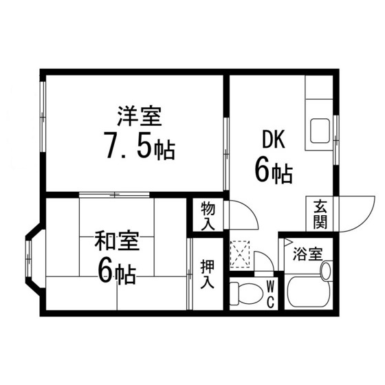 ベルクレールの間取り