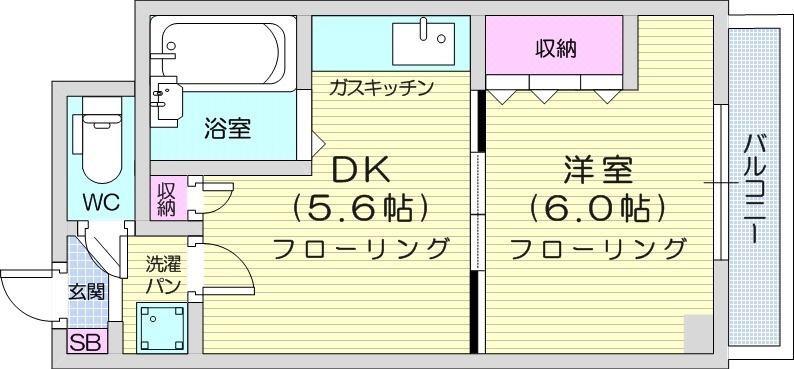 グランビュー中島公園の間取り