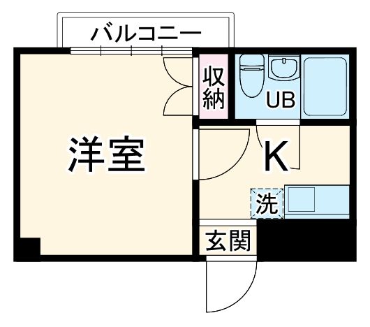 川崎市川崎区旭町のマンションの間取り