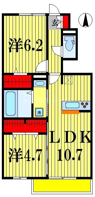 クライスファイブの間取り