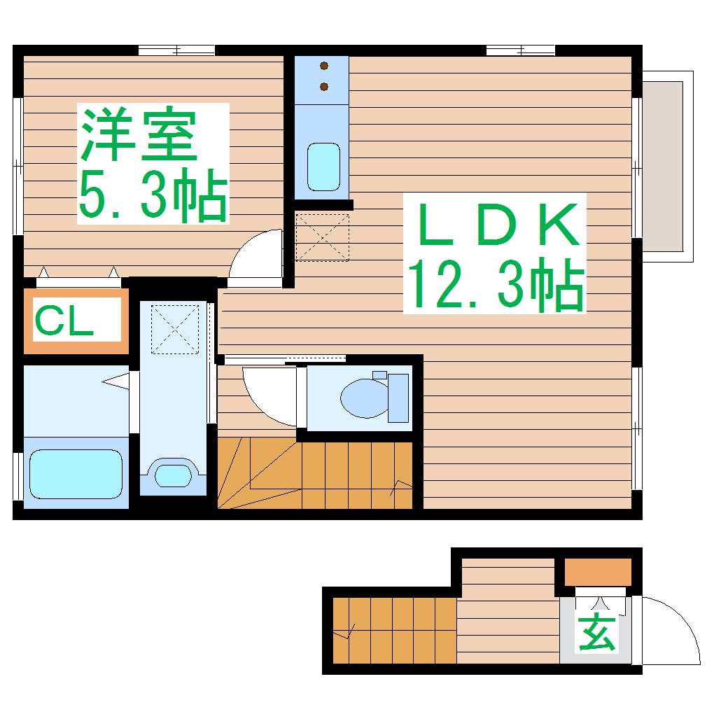 エテルノA棟の間取り