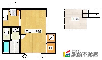 筑紫野市桜台のアパートの間取り