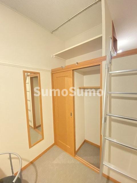 収納　たっぷりとした収納スペースです