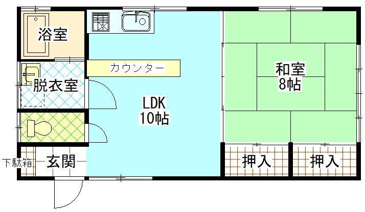 あやめハイツの間取り