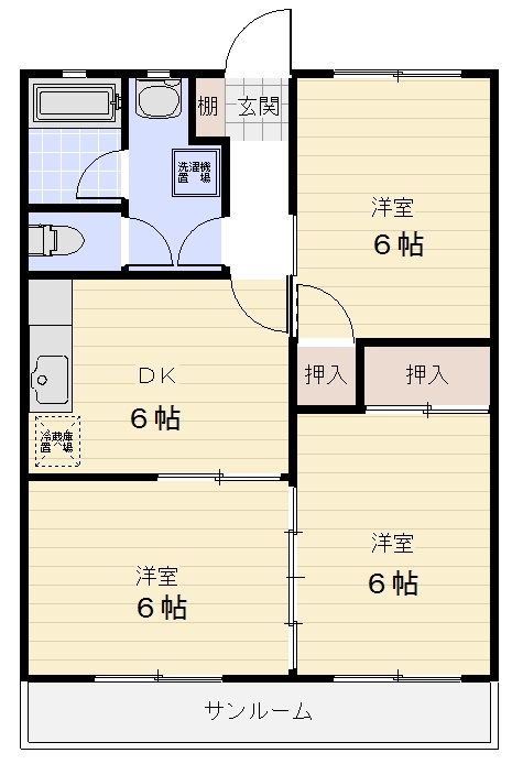 サークルバレー津の間取り