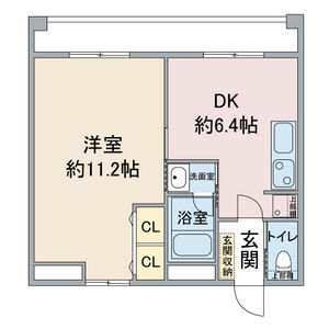 名東コーポ高針の間取り