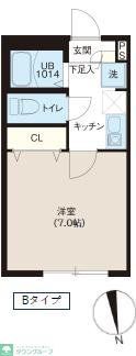 【板橋区坂下のマンションの間取り】