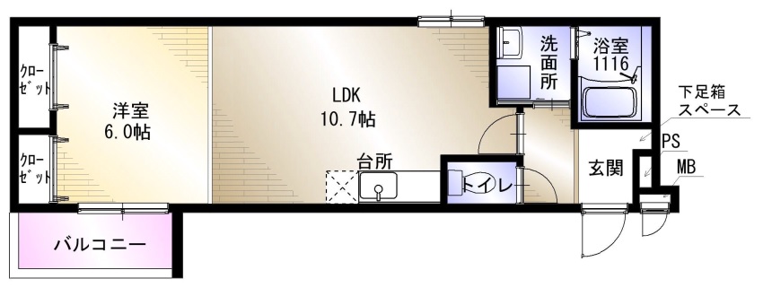 【ハルミール忍ケ丘の間取り】