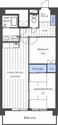 パールマンション松本の間取り