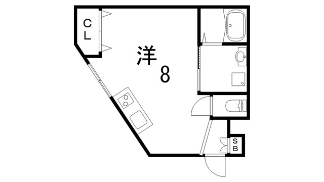 ラフレイズ本町の間取り