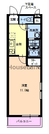 フジパレス市駅東III番館の間取り