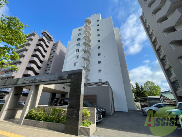 建物外観　札幌市中央区南２条「裏参道パークマンション」