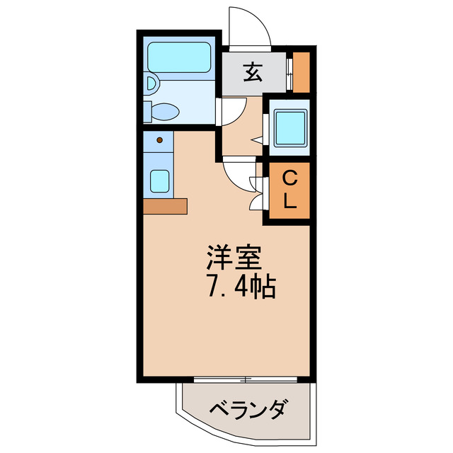 シャタック清水の間取り写真