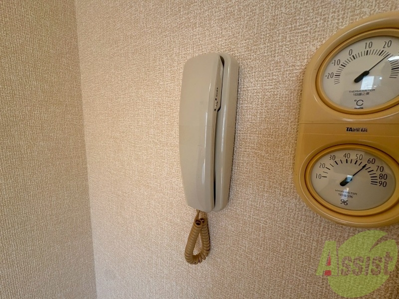 セキュリティ　インターホンは通話ができるので急な訪問があっても安心です。
