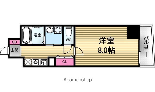 アスティオン大手通の間取り写真
