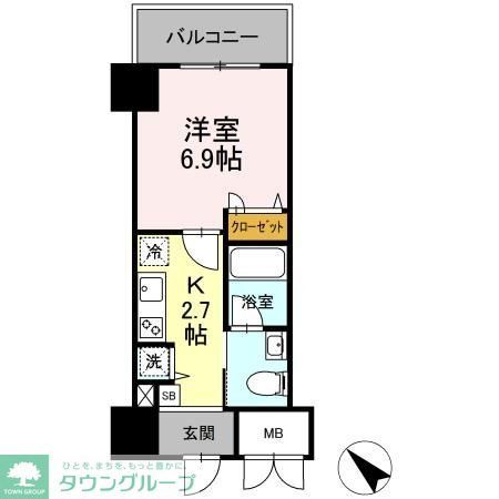 ゲートレジデンス鶴見の間取り写真