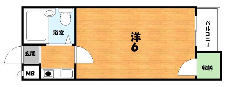 リードマンションの間取り写真
