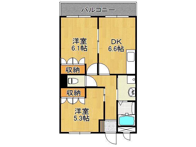 セカンド・パレスの間取り