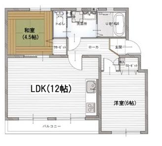 名古屋市緑区鳴海町のマンションの間取り