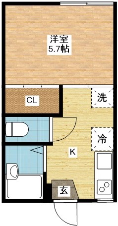 ラ・メール長崎の間取り