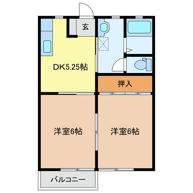 ハイツグランディールの間取り