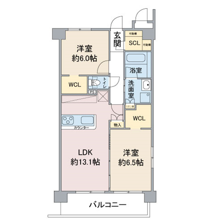 【エトワール社が丘の間取り】