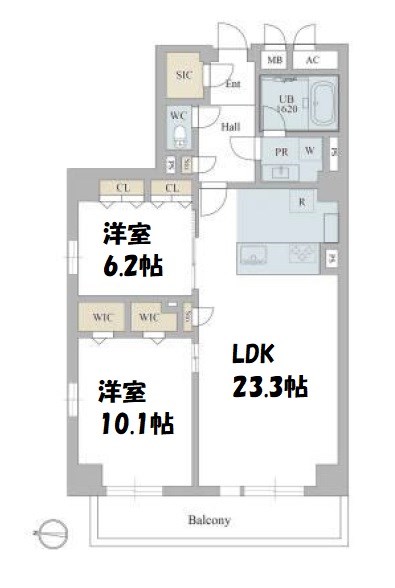 JMFレジデンス名駅南の間取り