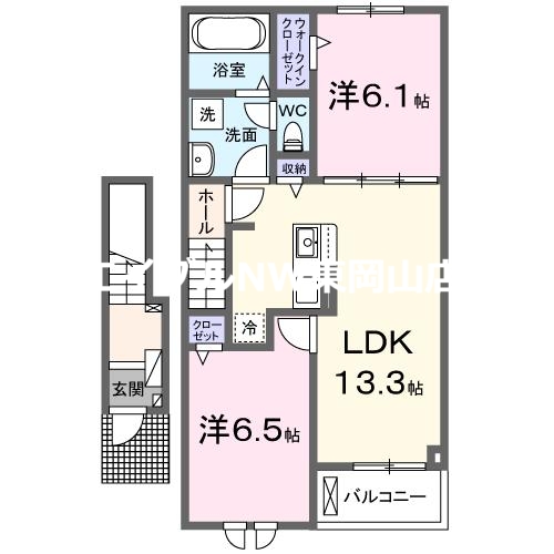 ロイヤルガーデン　フーア　Ｂの間取り