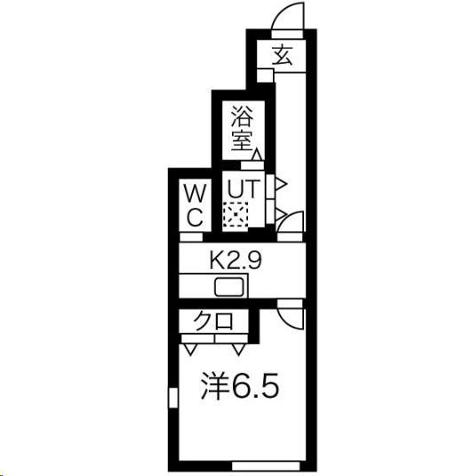 ＥＬＥＳＩＳ花巻Ａ棟の間取り