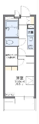 レオパレス片野Ｎの間取り