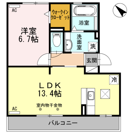 ラ　クラシオンの間取り