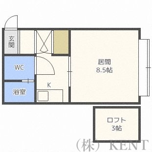 プログレス琴似の間取り