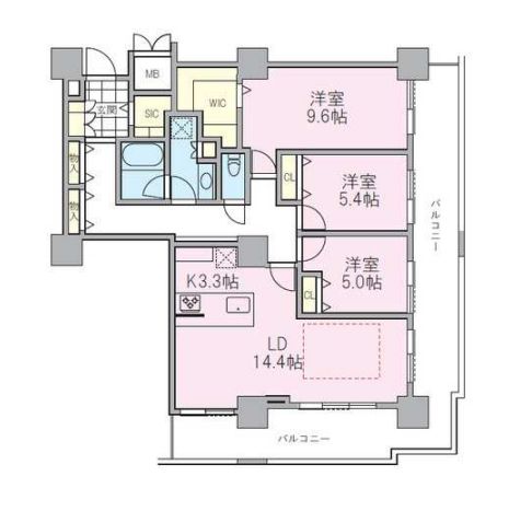 ロイヤルパークスタワー南千住の間取り