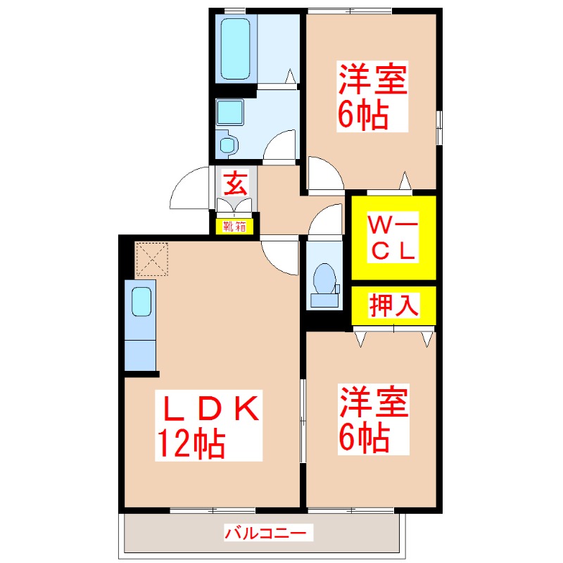 エクセラ２１の間取り